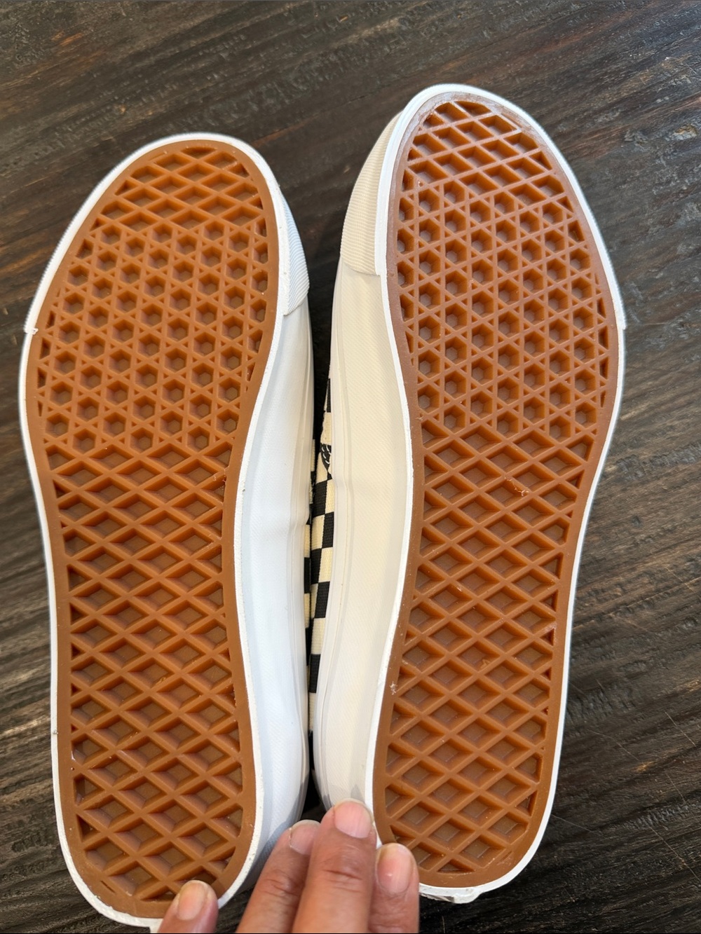 Vans Black & White Checkerboard Authentic Sneakers 8 Womens 6.5 men - Picture 4 of 8